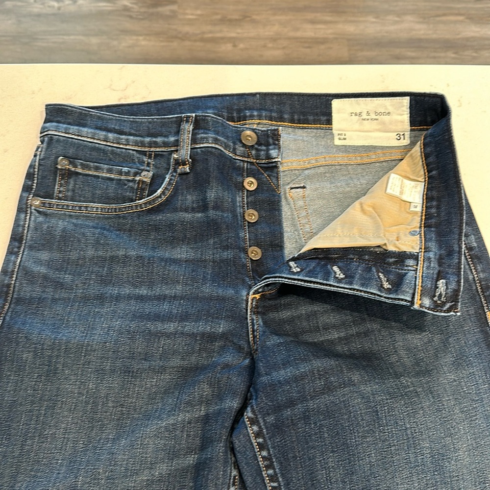 Rag & Bone Men's Blue Jeans